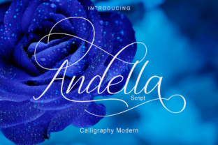 Andella Script: A Modern Handmade Font for Design Projects