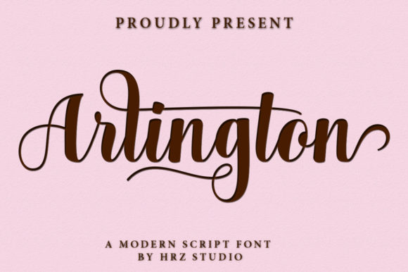 Arlington Script: A Timeless Handwritten Font for Design Projects