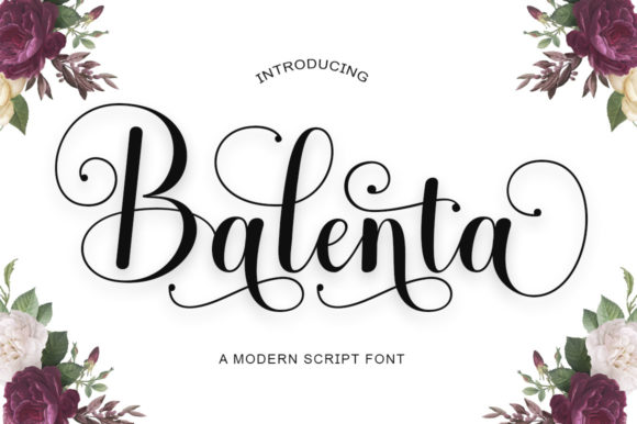 Balenta Script: A Delicate Handwritten Font for Design Versatility