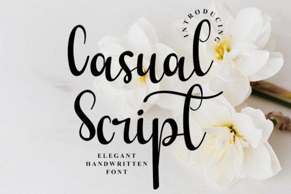 Casual Script: The Friendly Handwritten Font That’s Capturing Hearts and Attention