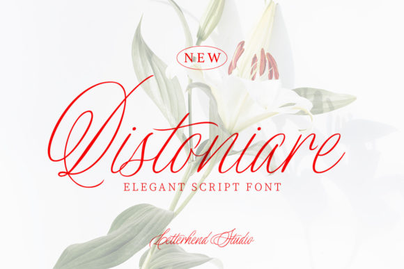 Distoniare Script: A Natural Handwriting Font for Creative Expression
