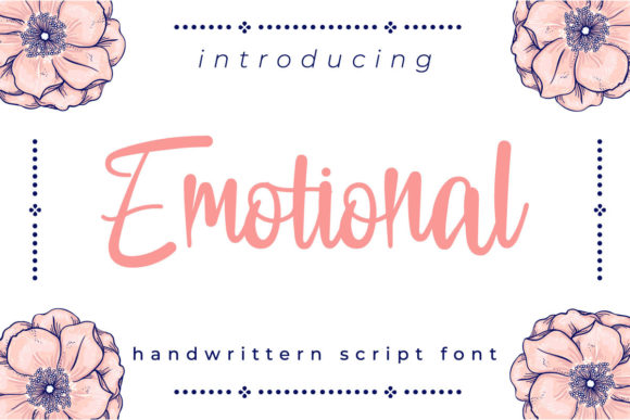 Emotional Script: A Graceful Font for Impactful Design