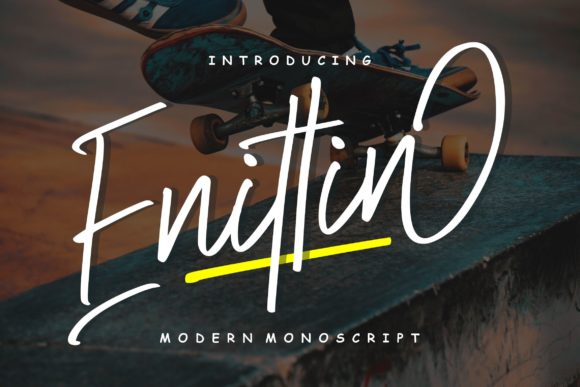 Enittin Modern Mono Script: A Versatile Font for Handwritten Style