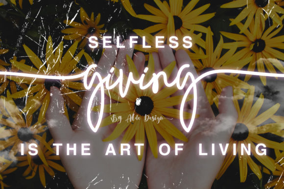 Giving Script: A Font That Elevates Your Creations