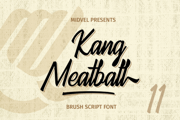 Kang Meatball Script: A Versatile Brush Font for Creative Projects