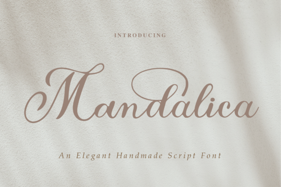 Mandalica Script: Elevating Design with Elegant Calligraphy