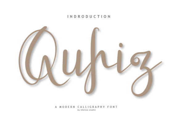 Qufiz Script: A Timeless Handwritten Font for Professional and Creative Use