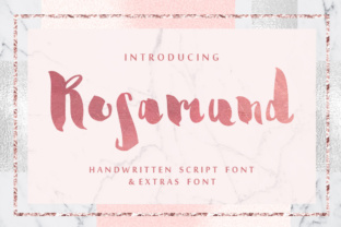 Rosamund Script Extras: A Playful Brush Font for Creative Projects