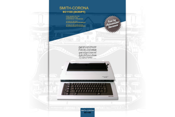 Smith-Corona EC1100 Script: A Retro Handwritten Font for Modern Creativity