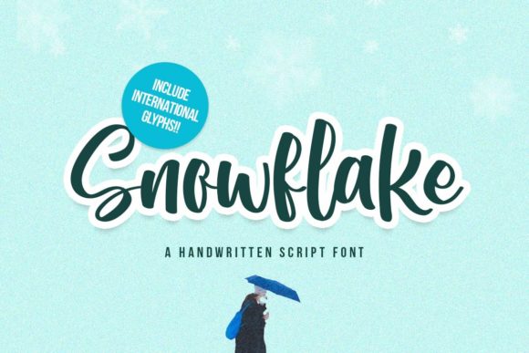 Snowflake Script: Elevating Creativity with a Playful Font