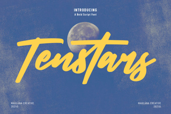 Tenstars Script: A Timeless Font for Modern Branding and Design