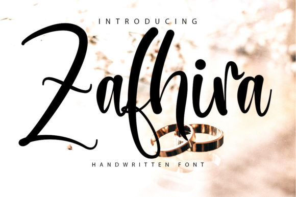 Zafhira Script: Elevating Design with an Elegant Handwritten Font
